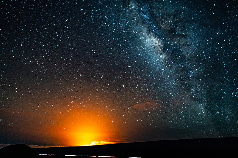 貸切火山と星空コンボチャーター